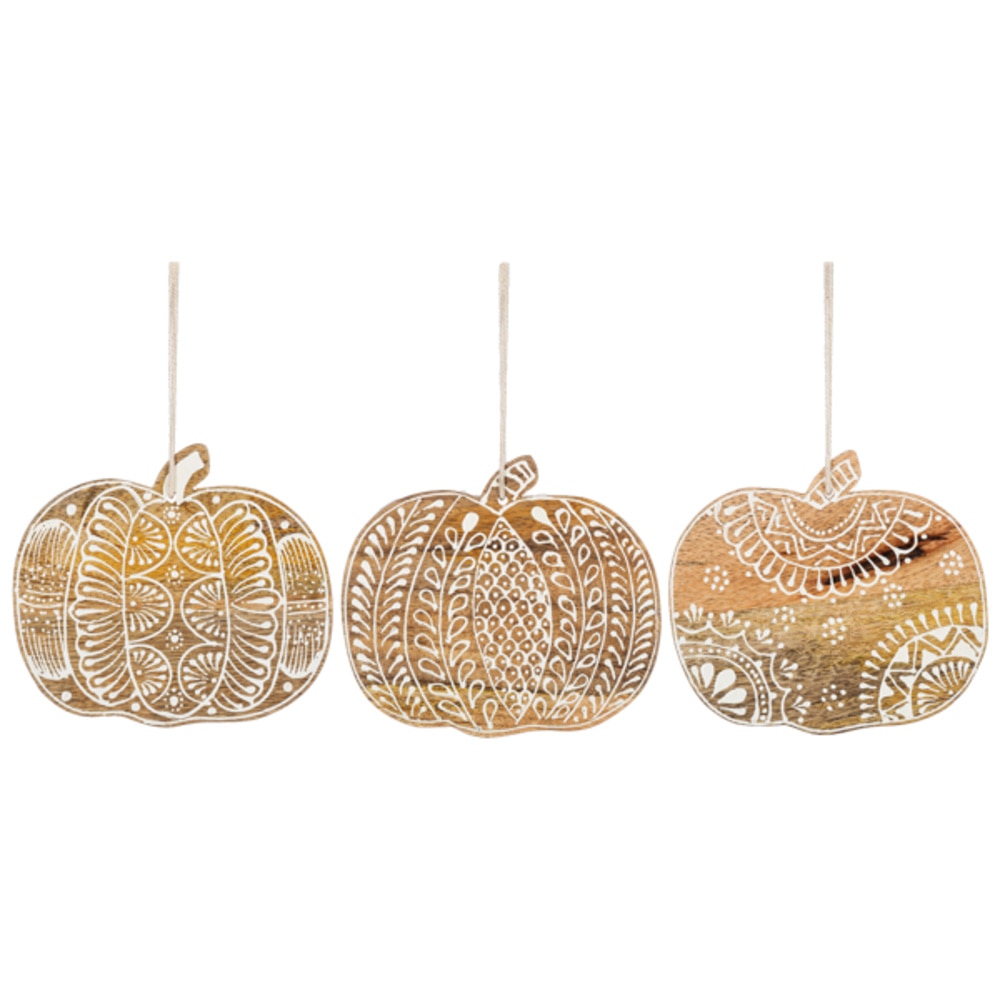 Ganz, Collectibles, Gifts, Hand painted, Wooden, Pumpkin, Ornament, 820365